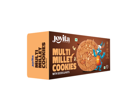 Multi Millet Cookies with Seeds & Nuts 100g